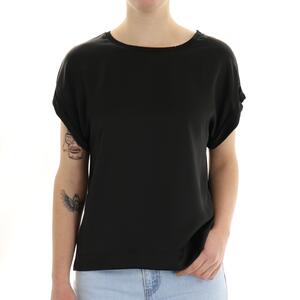 BLUSA IN RASO NERO